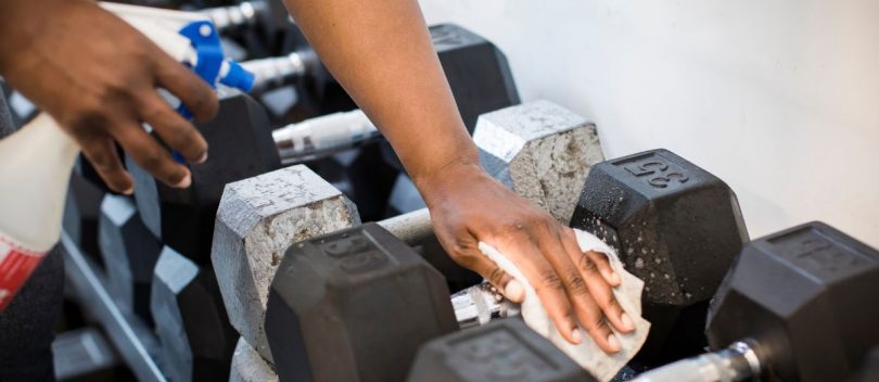 pulizia palestra