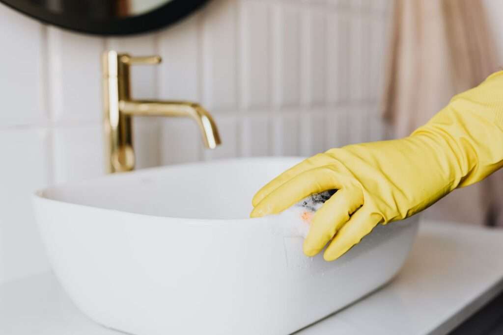 come pulire il bagno