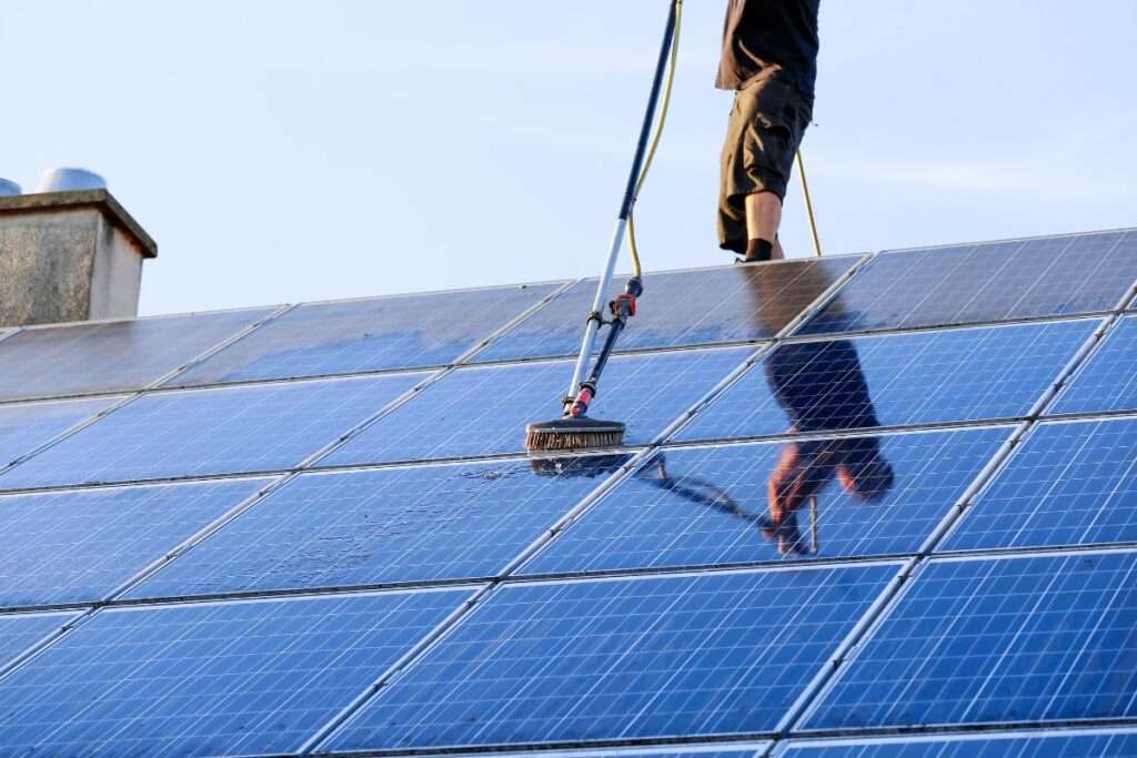 pulizia pannelli fotovoltaici