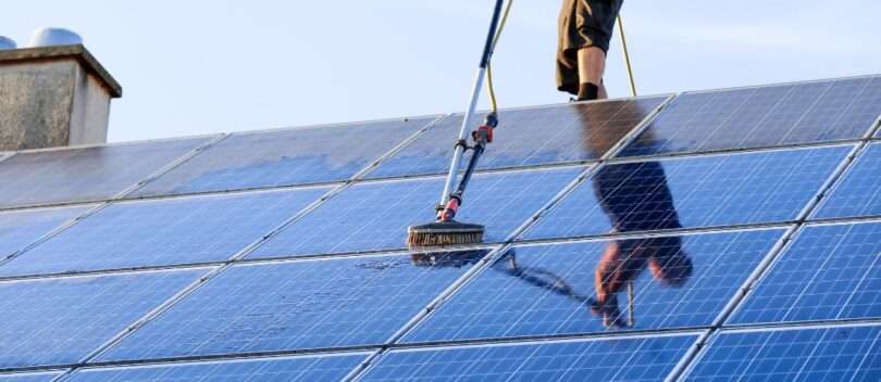 pulizia pannelli fotovoltaici